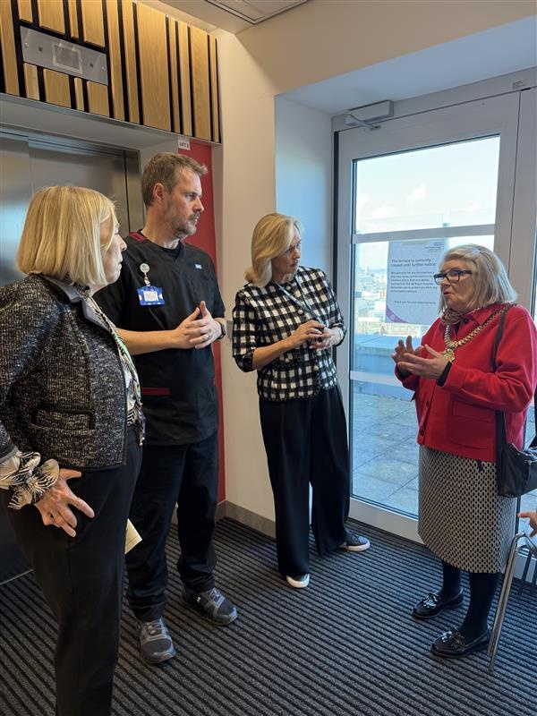 Lord Mayor of Liverpool visits The Clatterbridge Cancer Centre thumbnail image
