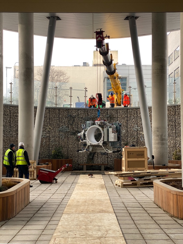 'Halcyon linac arrival' thumbnail image